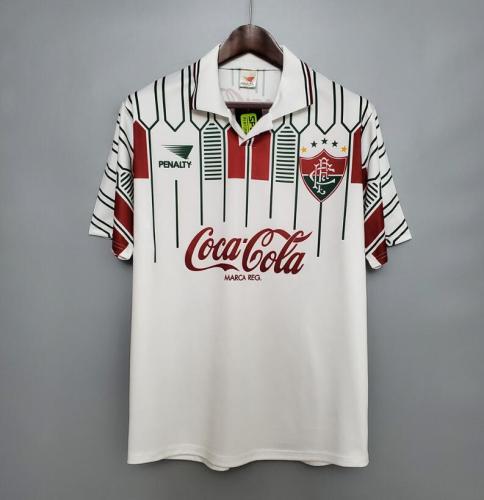 Retro Jersey 1989-1990 Fluminense Away White Soccer Jersey