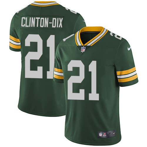Green Bay Packers CLINTON-DIX Green NFL Legend Jersey