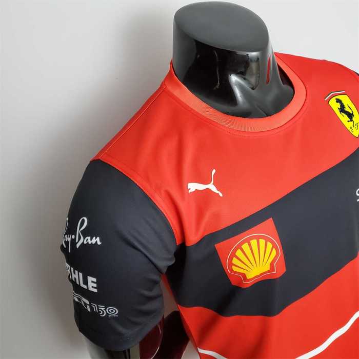New F1 Formula One Ferrari racing suit crew Neck red Racing Jersey