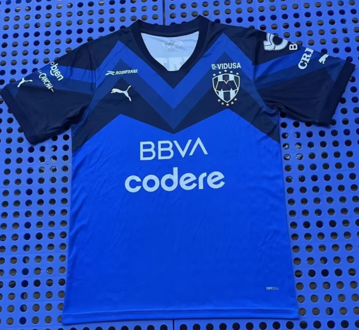 Fans Version 2022-2023 Monterrey Away Blue Soccer Jersey