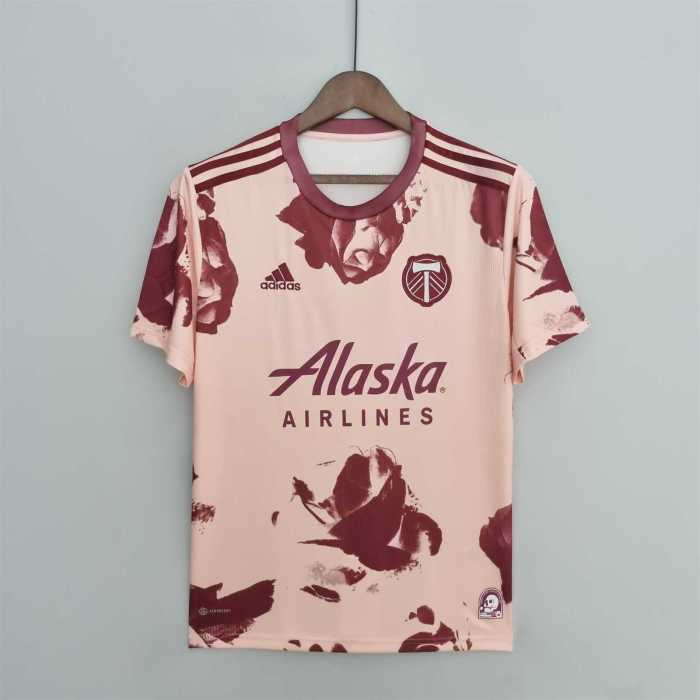 Fans Version 2022-2023 Portland Timbers Pink Soccer Jersey