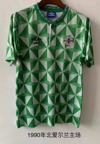 Retro Jersey 1990 Northern Ireland Home Soccer Jersey Vintage Football Shirt