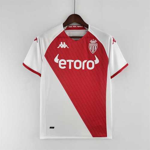 Fans Version 2022-2023 AS Monaco Home Soccer Jersey