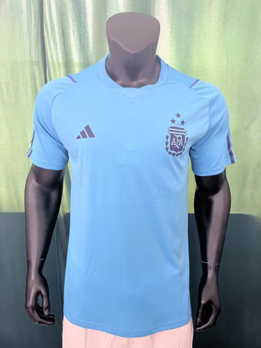 Player Version 2023-2024 Argentina Sky Blue Soccer Jersey