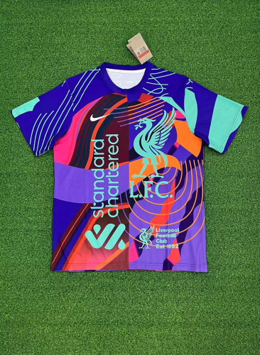 Fans Version 2023-2024 Liverpool Special Colorful Soccer Jersey