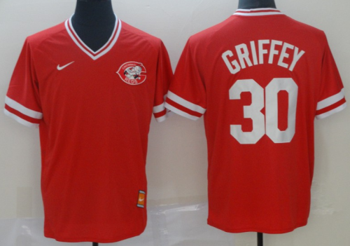 2019 Cincinnati Reds # 30 GRIFFEY Red  MLB Jersey