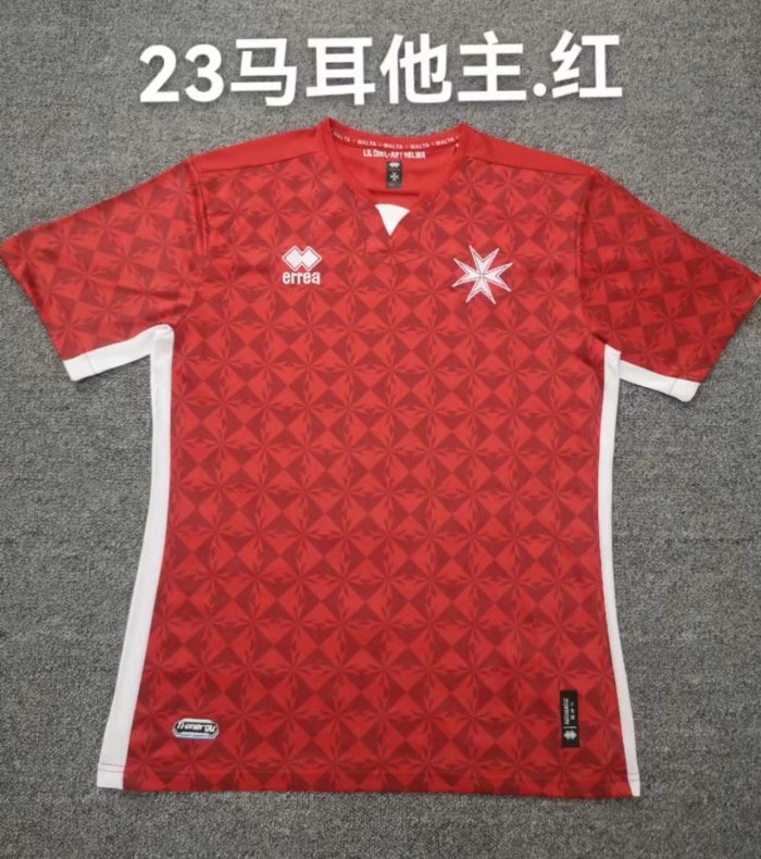 Fans Version 2022 World Cup Malta Home Soccer Jersey