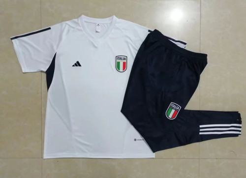 2023-2024 Italy White Soccer Training Jersey and pants