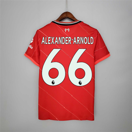 Fans Version 2021-2022 Liverpool ALEXANDER-ARNOLD 66 Home Soccer Jersey