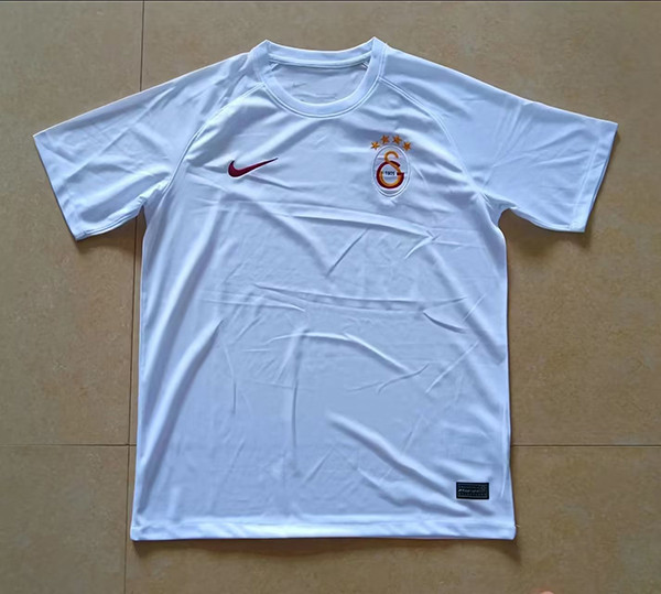 Fan Version 2023-2024 Galatasaray Away White Soccer Jersey Football Shirt
