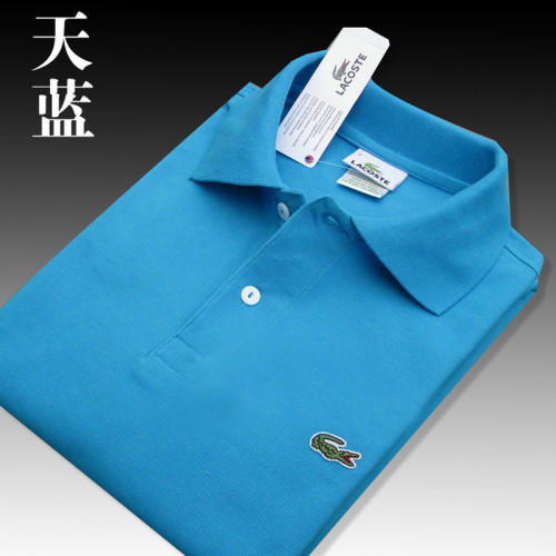 Sky Blue Classic La-coste Polo Same Style for Men and Women