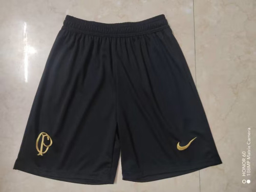 2023-2024 Corinthians Black Soccer Shorts