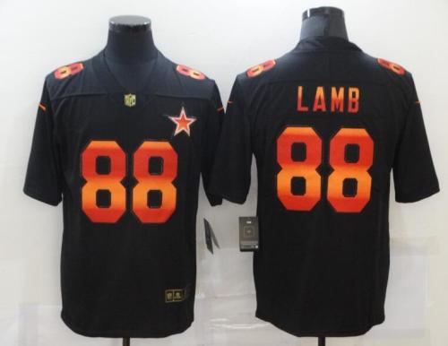 Dallas Cowboys 88 LAMB Black Colorful Fashion Limited Jersey