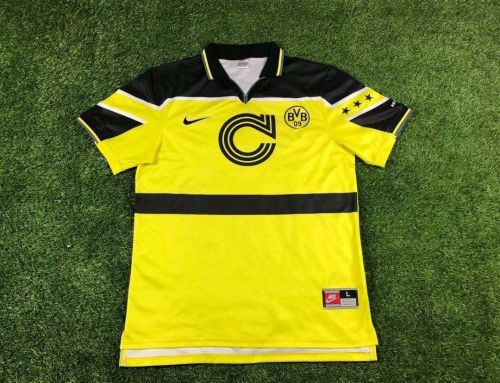 Retro Jersey BVB 1997 UCL Champion Yellow ersey