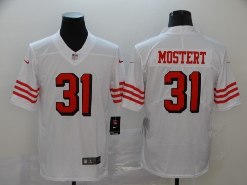 San Francisco 49ers 31 Raheem Mostert White Vapor Untouchable Limited Jersey