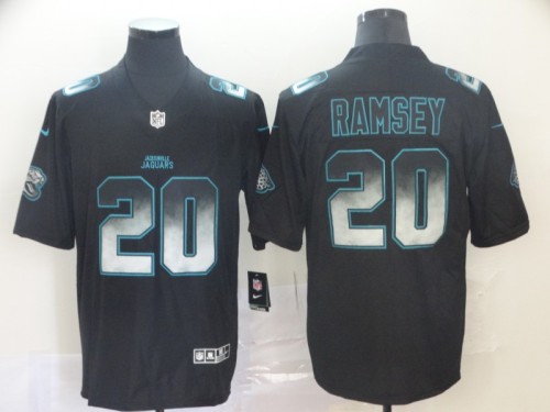Jacksonville Jaguars #20 RAMSEY Black/Green NFL Jersey