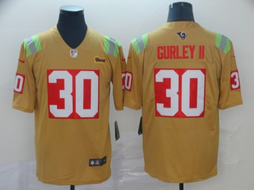 City Version Los Angeles Rams #30 GURLEY II Yellow NFL Jersey