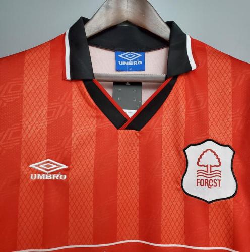 Retro Jersey 1994-1995 Nottingham Forest Home Soccer Jersey Vintage Football Shirt