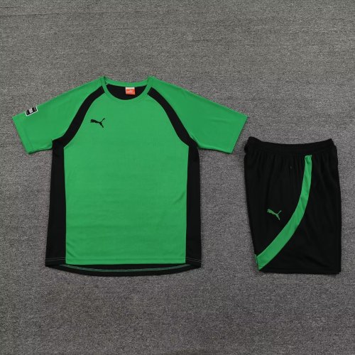 DIY Custom Blank Uniforms 20232024 Green Soccer Training Jersey Shorts