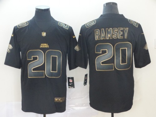 Jacksonville Jaguars 20 Jalen Ramsey Black Gold Vapor Untouchable Limited Jersey