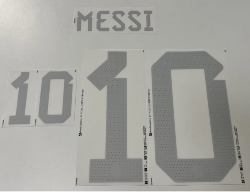 Messi 10 Lettering