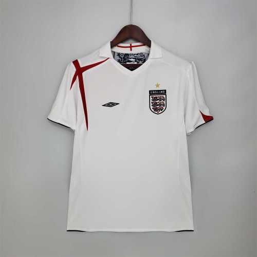 Retro Jersey 2006 England Home Soccer Jersey Vintage Football Shirt
