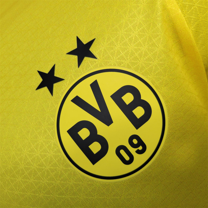 Player Version BVB Shirt 2023-2024 Borussia Dortmund Home Soccer Jersey