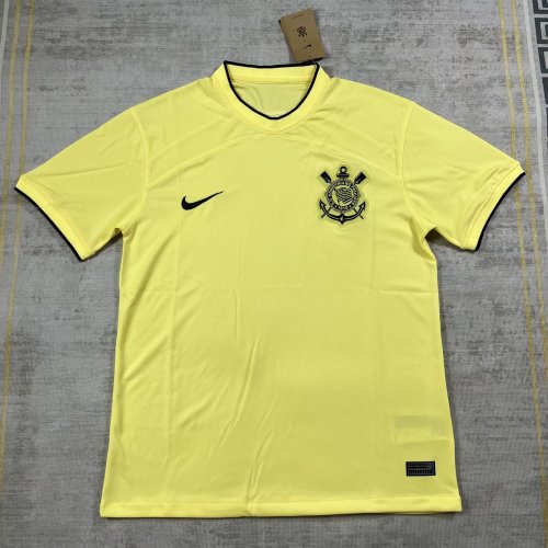 Fans Version 2023-2024 Corinthians Special Yellow Soccer Jersey