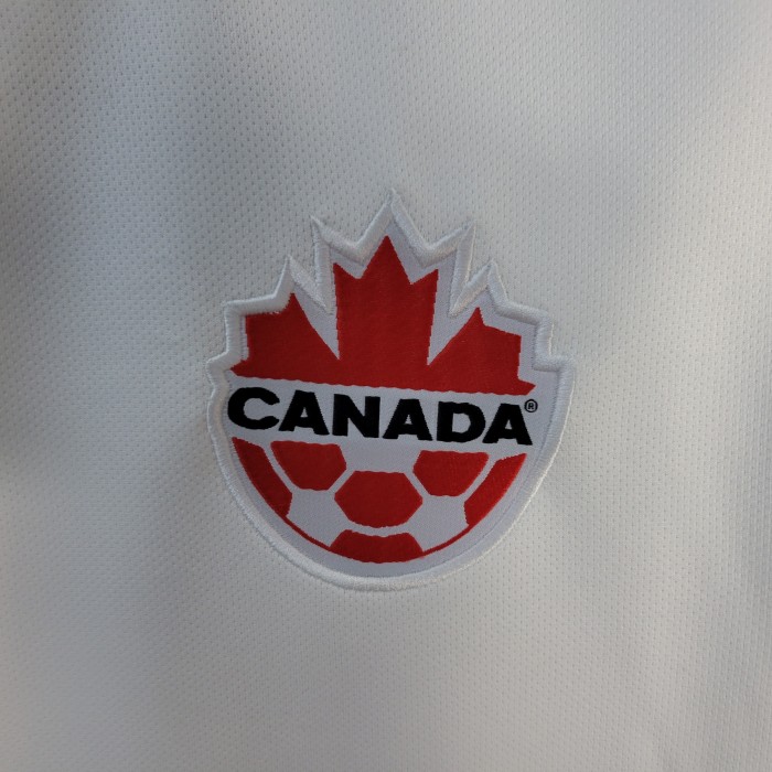 Fans Version 2022 Canada Away White Soccer Jersey