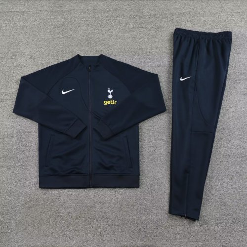 2023-2024 Tottenham hotspur Black Soccer Training Jacket and Pants