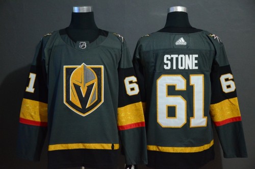 Vegas Golden Knights 61 Mark Stone Gray With Special Glittery Logo Jersey