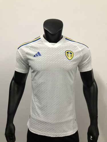 Player Version 2023-2024 Leeds United Home Soccer Jersey