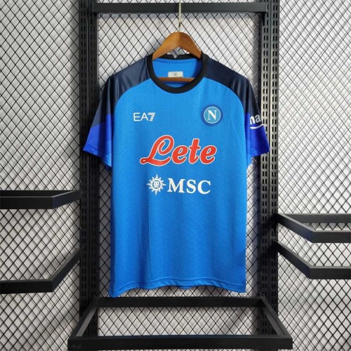 Fans Version 2022-2023 Calcio Napoli Home Soccer Jersey