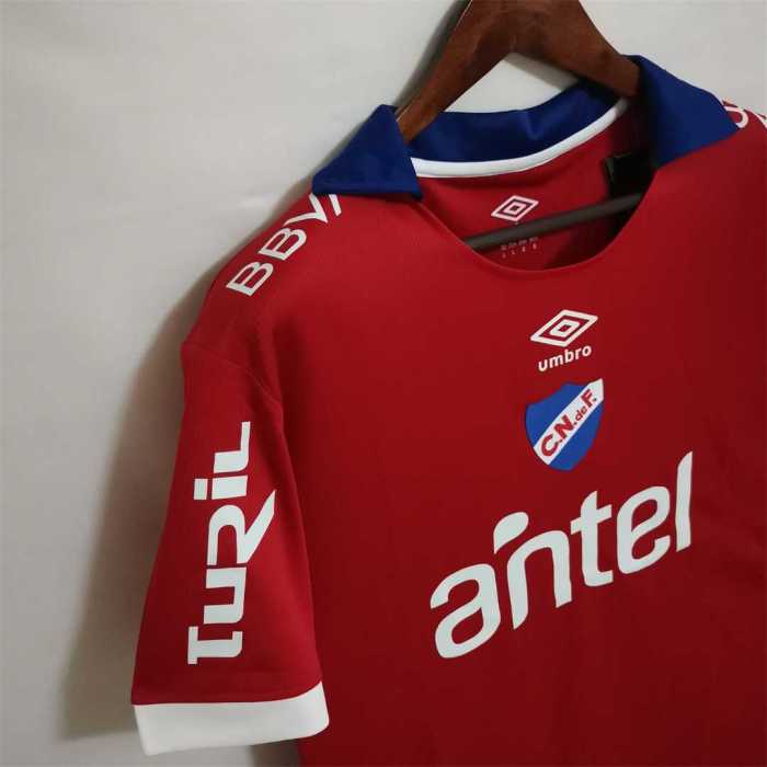 Fans Version 2022-2023 Club Nacional de Football Away Red Soccer Jersey