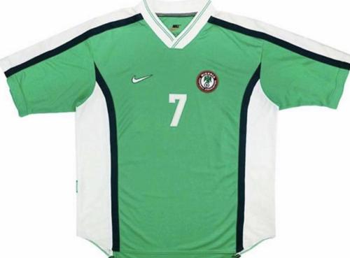 Retro Jersey 1998 Nigeria Green Soccer Jersey