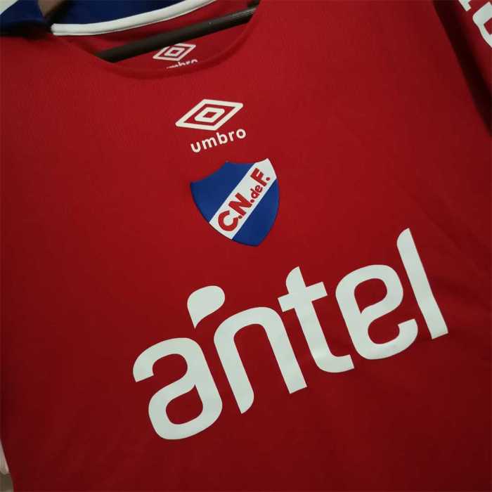 Fans Version 2022-2023 Club Nacional de Football Away Red Soccer Jersey