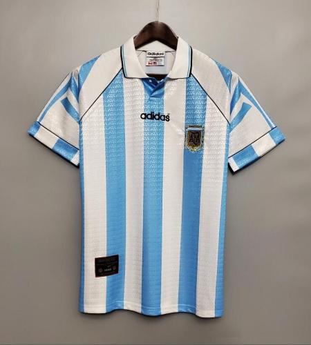 Retro Jersey Argentina 1996-1997 Home Blue/White Soccer Jersey
