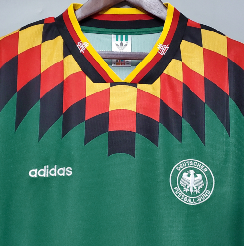 Retro Jersey 1994 Germany Away Green Soccer Jersey Vintage Football Shirt