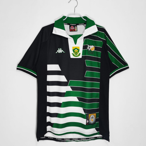 Retro Jersey 1998 South Africa Away Green Soccer Jersey