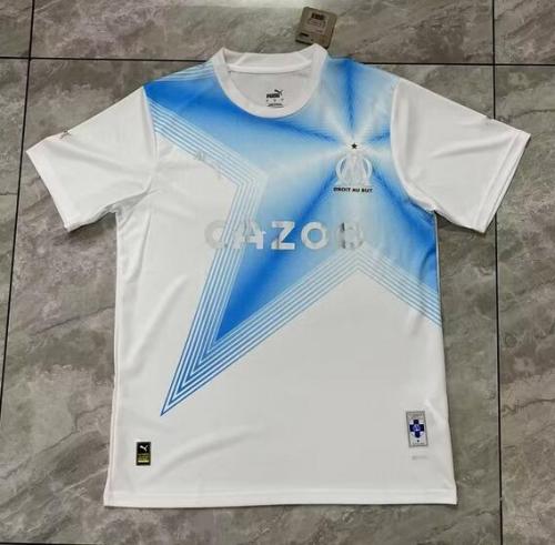 Fans Version 2023-2024 Olympique de Marseille 30th Souvenir Edition Soccer Jersey S,M,L,XL,2XL,3XL,4XL