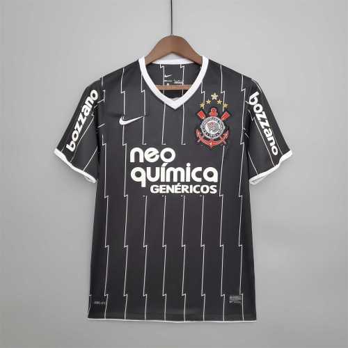 Retro Jersey 2011-2012 Corinthians Away Black Soccer Jersey