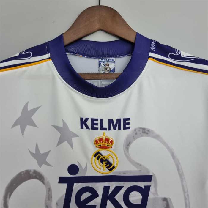 Retro Jersey 1997-1998 Real Madrid Champions League 7 Champions Commemorative Edition Soccer Jersey