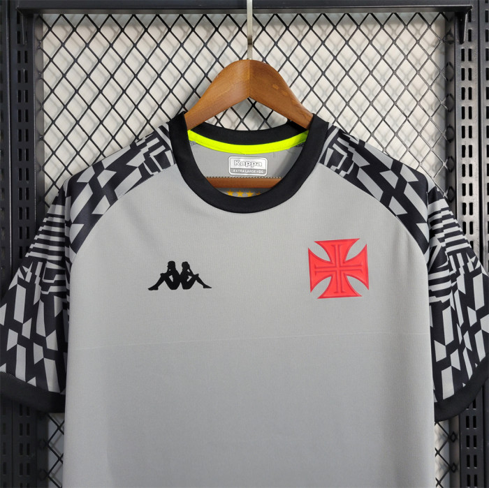 2023-2024 Fans Version Vasco da Gama Grey Goalkeeper Soccer Jersey