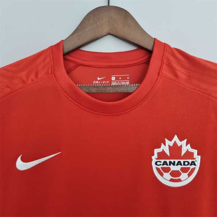 Fans Version 2022 Canada Home Soccer Jersey S,M,L,XL,2XL,3XL,4XL