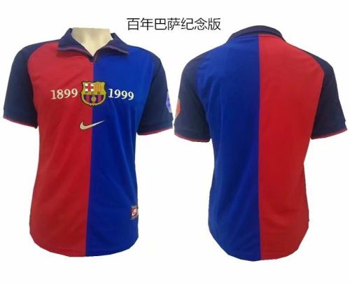 Retro Jersey 1899-1999 Barcelona Home Soccer Jersey
