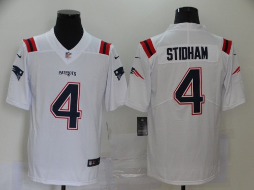 New England Patriots 4 Jarrett Stidham White 2020 New Vapor Untouchable Limited Jersey