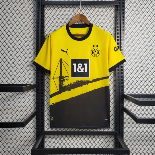 BVB Football Shirt Fans Version 2023-2024 Borussia Dortmund Home Soccer Jersey