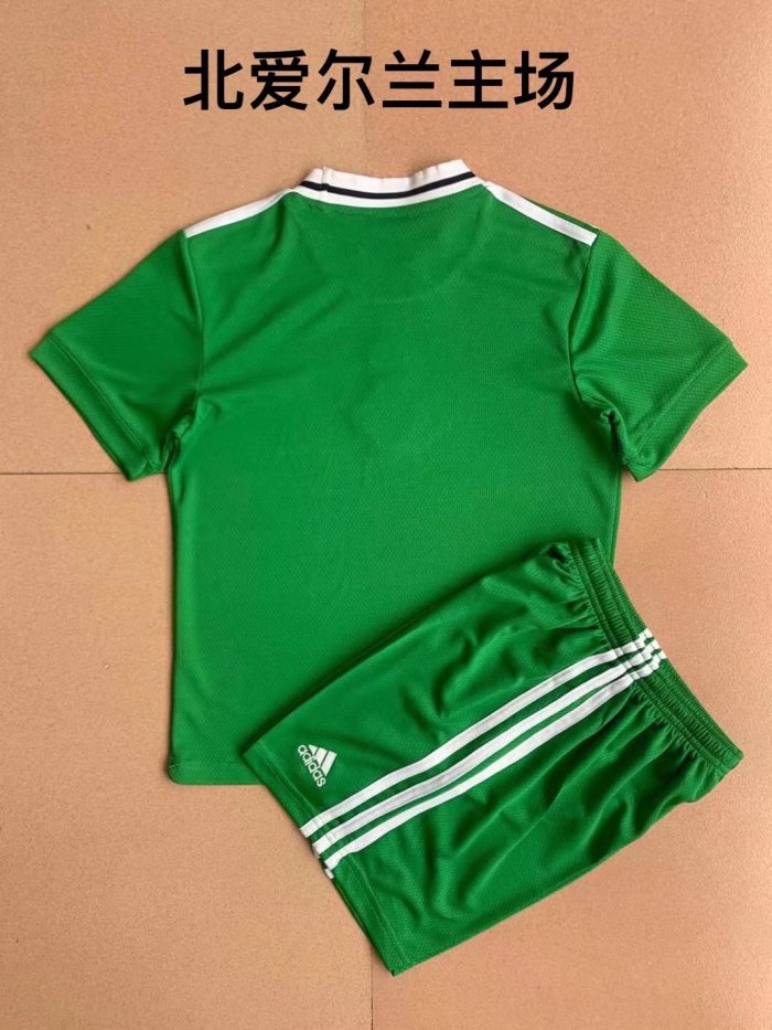 Adult Uniform 2022-2023 Northern Ireland Home Soccer Jersey Shorts