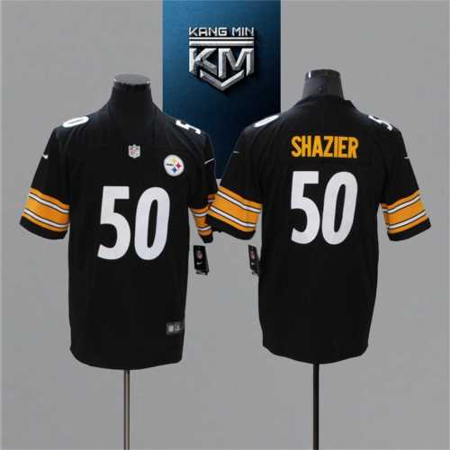 2021 Steelers 55 SHAZIER Black NFL Jersey S-XXL White Font BB