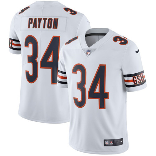 Chicago Bears #34 PAYTON White NFL Legend Jersey